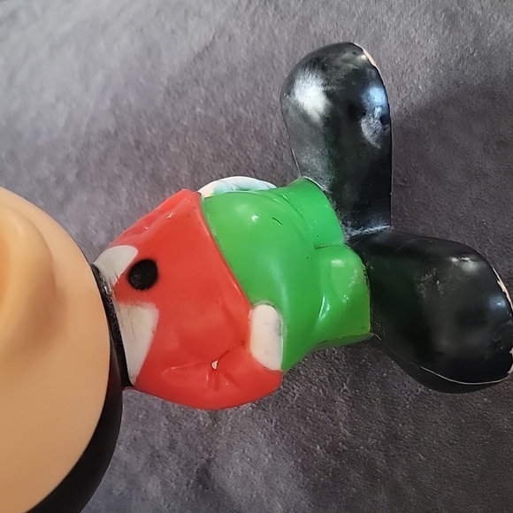 1976 Mattel Mickey Mouse Pull-String Toy Made in Hong Kong 7" - Picture 6 of 13